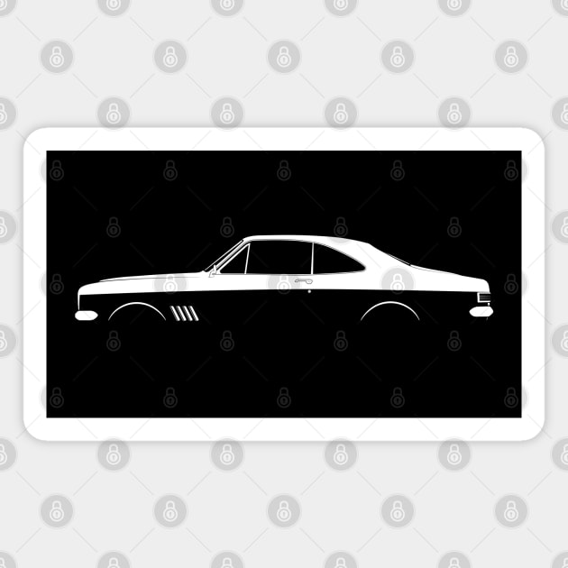 Holden Monaro GTS (HK) Silhouette Magnet by Car-Silhouettes